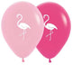 Surtido de globos de látex Pink Flamingo de 11″ (50 unidades)
