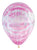 Crystal Clear Graffiti Rose Globos de látex de 11″ (50 unidades)