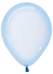 Betallic Latex Crystal Pastel Blue 5″ Latex Balloons (100)
