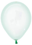 Betallic Latex Crystal Pastel Green 11″ Latex Balloons  (100)