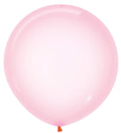 Betallic Latex Crystal Pastel Pink 24″ Latex Balloons (10 count)
