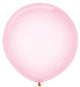 Globos de látex rosa pastel de cristal de 24″ (10 unidades)