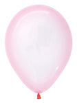Betallic Latex Crystal Pastel Pink 5″ Latex Balloons (100)