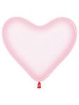 Betallic Latex Crystal Pastel Pink Heart 11″ Latex Balloons (50 count)