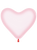 Betallic Latex Crystal Pastel Pink Heart 11″ Latex Balloons (50 count)