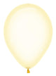Globos Latex Amarillo Pastel Cristal 5″ (100)