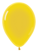 Globos de látex amarillo cristal de 11″ (100 unidades)