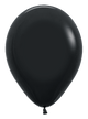 Globos de látex negros de lujo de 11″ (100 unidades)