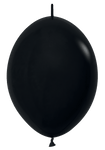 Betallic Latex Deluxe Black 12″ Link-O-Loon Balloons (50 count)