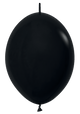 Globos negros de lujo Link-O-Loon de 6″ (50 unidades)