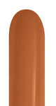 Globos de látex Deluxe Caramel 260B (50 unidades)