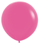 Deluxe Fuchsia 24″ Latex Balloons (10 count)