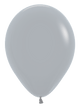 Globos de látex de lujo gris de 11″ (100 unidades)