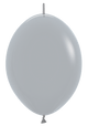 Deluxe Grey 12″ Link-O-Loon Balloons (50 count)
