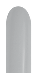 Globos de látex Deluxe Grey 160 (100 unidades)