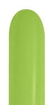 Globos de látex Deluxe Key Lime 260B (50 unidades)