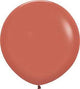 Deluxe Terracotta 24″ Latex Balloons (10 count)