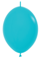 Deluxe Turquoise Blue 12″ Link-O-Loon Balloons (50 count)