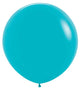 Globos de látex azul turquesa de lujo de 36″ (2 unidades)