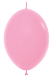 Betallic Latex Fashion Bubble Gum Pink 6″ Link-O-Loon Balloons (50 count)