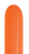 Betallic Latex Fashion Orange 260B Latex Balloons (50 count)