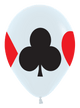 Trajes de cartas Casino Poker Globos de látex de 11″ (50 unidades)