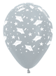 Graduation Metallic Silver 11″ Latex Balloon