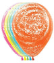 Graffiti Frosty Assortment 11″ Latex Balloons (50 count)