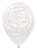 Betallic Latex Graffiti Frosty Crystal Clear 11″ Latex Balloons (50 Count)