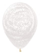 Graffiti Frosty Crystal Clear 11″ Globos de látex (50 unidades)