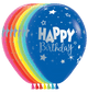 Happy Birthday Fantasy 11″ Latex Balloons (50 count)