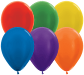 Betallic Latex Metallic Assortment 5″ Latex Balloons (100 count)