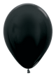 Globos de látex negro metálico de 11″ (100 unidades)