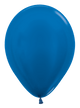 Globos de látex azul metálico de 11″ (100 unidades)