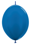 Betallic Latex Metallic Blue 12″ Link-O-Loon Balloons (50 count)