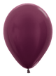 Globos de látex color burdeos metálico de 11″ (100 unidades)