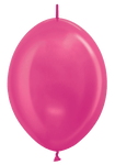 Betallic Latex Metallic Fuchsia 12″ Link-O-Loon Balloons (50 count)
