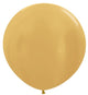 Metallic Gold 24″ Latex Balloons (10 count)