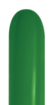 Globos de látex verde metalizado 260B (50 unidades)