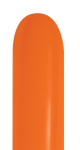 Globos de látex naranja metalizado 260B (50 unidades)