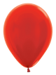 Globos de látex rojo metalizado de 11″ (100 unidades)