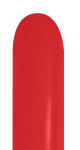 Globos de látex rojo metalizado 260B (50 unidades)