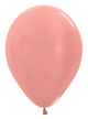 Globos de látex de 11″ de oro rosa metálico (100 unidades)