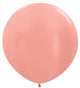 Globos de látex de 36″ de oro rosa metálico (2 unidades)