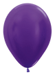 Globos de látex violeta metalizado de 11″ (100 unidades)