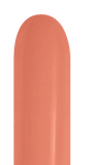 Globos de látex naranja neón 260B (50 unidades)