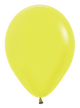 Globos de látex amarillo neón de 11″ (100 unidades)