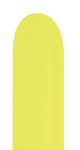 Globos de látex amarillo neón 260B (50 unidades)