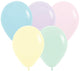 Surtido Pastel Mate Globos de látex de 11″ (100 unidades)