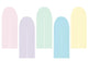 Pastel Matte Assortment 260B Latex Balloons (50)